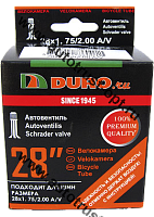 DURO Велокамера 28" (28х1.75  40-622  A/V)