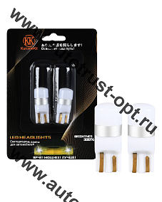 KurumaKit  БЛИСТЕР-2 шт  Светодиодная лампа белая T10-3030-1SMD 