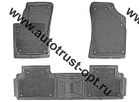 АКЦИЯ! Коврик "PSV" TRANSFORMER-II TS2216P (3ч) с отстег. ворсом 80х53, 48х147 (серый)