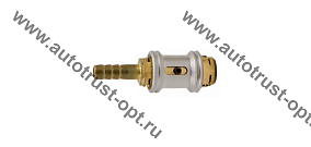 АТ Наконечник для шланга подкачки сдвижной D=8 мм/ёлочка