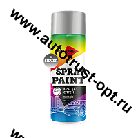 AIM-ONE Краска-спрей серебристая 450 мл (SP-S36) 