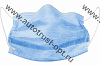 Маска техническая/защитная голубая  686-017