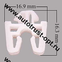 Клипса SKYWAY ISUZU 118 для решетки радиатора (компл. 50 шт)