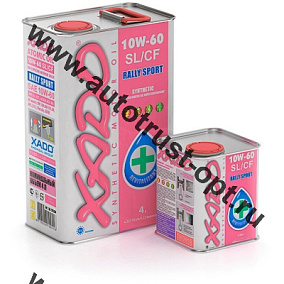XADO Atomic Oil 10W60 SL/CF Rally Sport (синт) 4л