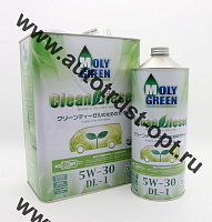 Масло моторное MolyGreen Clean Diesel 5W30  DL-1   4л 