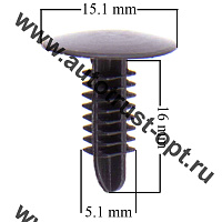 Клипса SKYWAY  S05601040  (040) универсальная