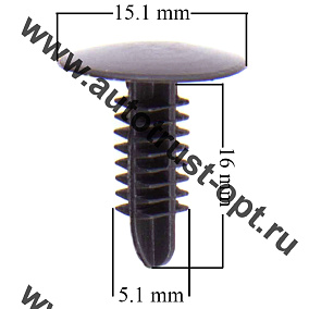 Клипса SKYWAY  S05601040  (040) универсальная