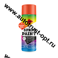 AIM-ONE Краска-спрей оранжево-красная 450 мл (SP-OR14) 