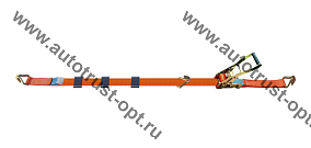 DOLEZYCH DoZurr 3000 Стяжной ремень 3-pkt/2-хкомп/крюк проф/натяж станд/фиксатор пласт/ 3 м /5%