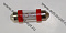 Светодиод 12V AC-2 RED FE-T11x36 S8.5 2LED (салон, номерн. знак) Маяк