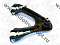 HCA-2208L TrustAuto Рычаг подвески (51460-SV4-000) (FR UP LH)	