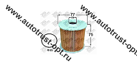 AZUMI Вставка масляная OE22205/ O-205