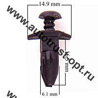 Клипса SKYWAY  S05601102  (102) универсальная OEM: 51131885399