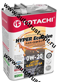 Масло моторное TOTACHI  HYPER Ecodrive Fully Synthetic SP/RC/GF-6A  0W20  4л 