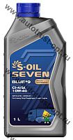 Масло моторное S-OIL BLUE#9 10W40 API CI-4/SL (дизель, синт)   1л