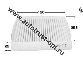 SAKURA Фильтр салонный CA-18200/ AC-210 (27277-1KA0A/27277-00A26/27277-1KA4A) 