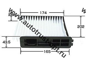 VIC Фильтр салонный AC-205E