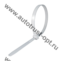 Хомут (стяжка) "Россия"  3,6 х 300  (белый)