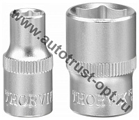THORVIK Головка торцевая 1/4" DR 13 мм 
