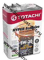Масло моторное TOTACHI  HYPER Ecodrive Fully Synthetic SP/RC/GF-6A  5W-20  4л  