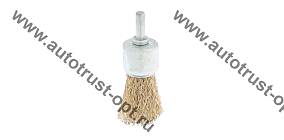 ТУНДРА Щетка металлическая для дрели со шпилькой, "чашка" 25 мм