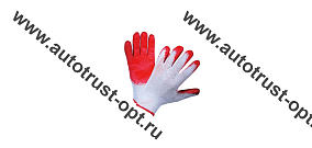 Перчатки прорезин. оранжевые 