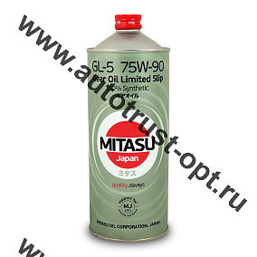 Масло трансмиссионное MITASU GEAR OIL GL-5  75W-90 LSD  1л синтетическое MJ-411/1