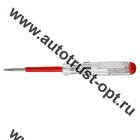 ЛОМ Отвертка индикаторная, пластиковая рукоятка, 135 мм 220V