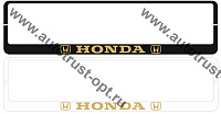 Рамка еврокнижка "Honda" белая (рельеф,золото) РЕ 02 01 00 (1.180Р)