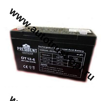 АКБ для ИБП PRESIDENT INNOVATION 6V 12Ah OT12-6 (151*51*94)