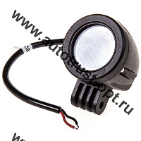 Фары светодиодные OF ROAD SKYWAY 55*55(72)*65мм круглая 12V/24V 10W 6000K 1 диод ближний свет