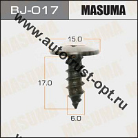 MASUMA Саморез 6х17мм (набор 10шт) BJ-017