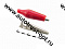 Зажим 8-0025 Red (крокодил 9,4х26,5мм)