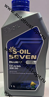 S-OIL  BLUE#7 CF-4/SG  5W-30  Synthetic Technology  (1л)  Масло моторное
