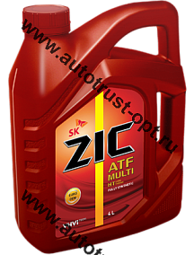 Жидкость трансмиссионная Zic ATF Multi HT  4л (универсальная, повыш. вязкости с Европ. допусками)