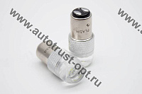 1157-6W-C FLASH  красная 12V/24V  2-х конт.с цоколем (1шт)