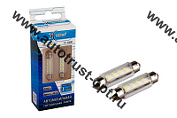 Xenite S1211 Блистер св/диод 9-30V T11 12SMD SV8,5x41 мм  WHITE (2 шт) 