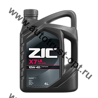 Масло моторное ZIC X7 LS 10W40 API SN/CF, ACEA C3 (универсальное, синт) 4л