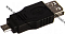 PERFEO Переходник USB 2.0 A  розетка - Micro USB вилка ( A7015 )