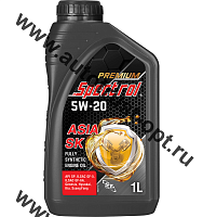 Масло моторное Spectrol PREMIUM ASIA SK 5W20 API SP/GF-6A (бензин, синт) 1л
