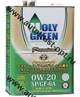 Масло моторное MolyGreen Premium 0W20 SP/GF-6A  4л
