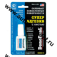 DD6615 Суперадгезив с кистью, не требует обезжиривания поверхностей, 5 г