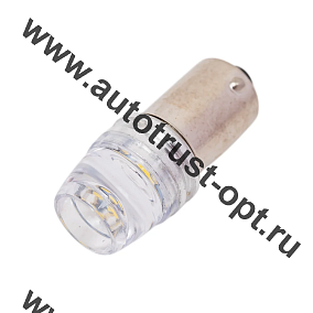 SKYWAY Автолампа диод T8.5 (T4W) 24V 3SMD BA9s 1-конт габарит белая