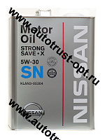 Nissan Strong Save X 5W30 SP (синт) 4л