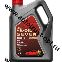 S-OIL  RED #9 SP 5W40 Fully Synthetic 4л  Масло моторное