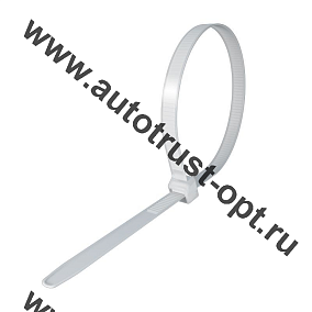 Хомут (стяжка) "Россия"  3,6 х 300  (белый)