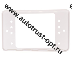 Рамка номера пластиковая с защелкой ГОСТ 290*170 (белая)