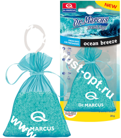 Ароматизатор "Dr. MARCUS" - FRESH BAG, мешочек с гранулами, аромат Ocean Breeze