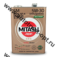 Масло моторное MITASU MOLY-TRIMER SM/CF 5W-30  4л синтетическое для бензиновых двтгателей  MJ-M11/4