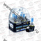 AVANTECH  Лампа высокотемпературная HB4  12V55W (110W) 5000K (AB5006) комплект 2 шт голуб.